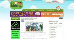Desktop Screenshot of kckidsfun.com